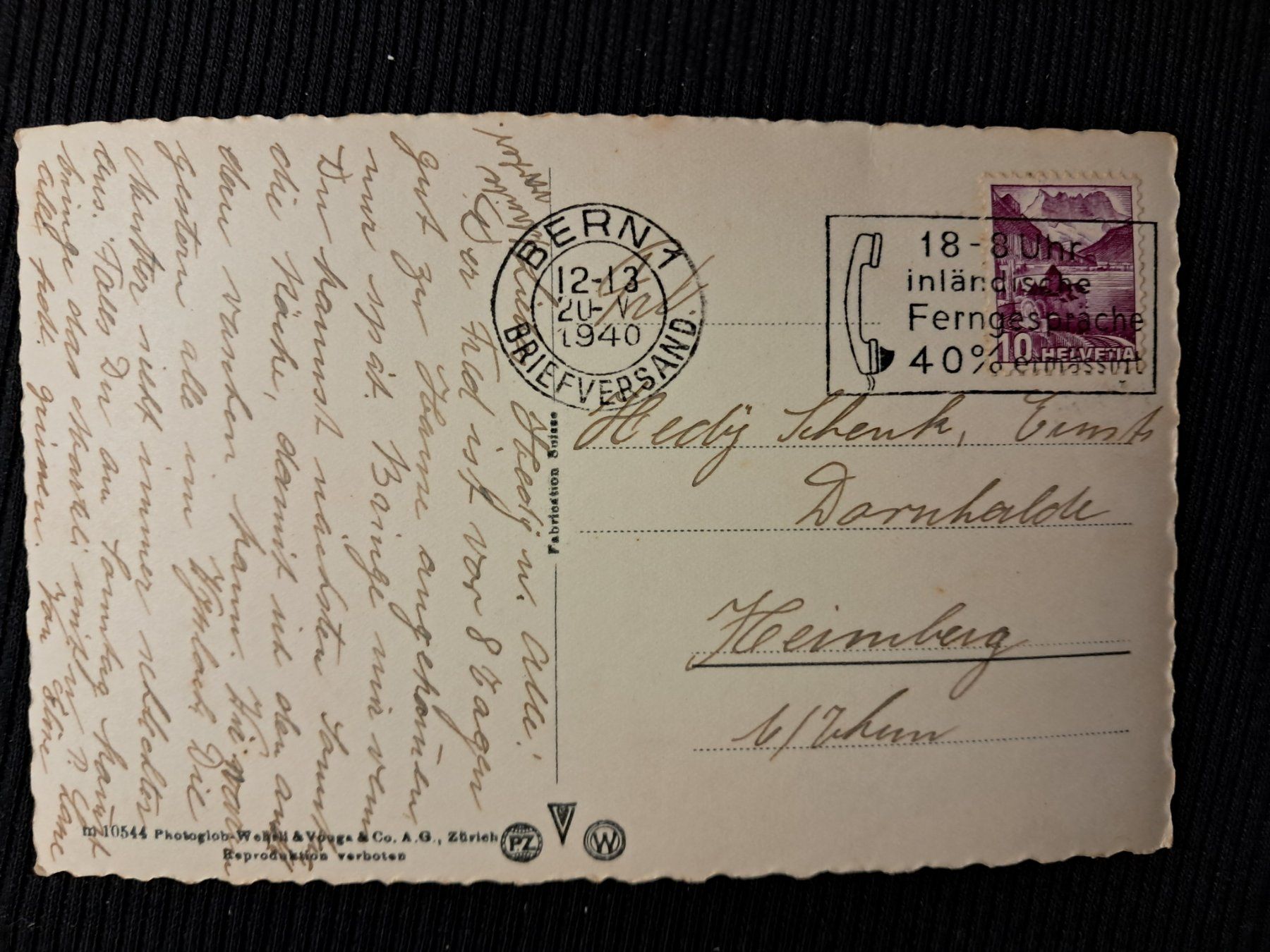 Cartoline postali: BERN ALPINES MUSEUM 1940 - ANIMIERT . – Usato da Ponto Valentino venduto da giorgia06 1