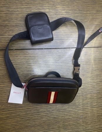 Bally Gürteltasche 19/12/2,5; 12/9/2,5 Leder länge110cm