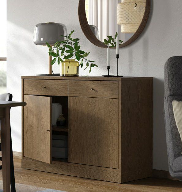Ikea Cassettiere: IKEA TONSTAD Sideboard, braun gebeiztes Eichenfurnier – Nuovo e nell'imballaggio originale da Rothenburg venduto da IKEA_Rothenburg 1