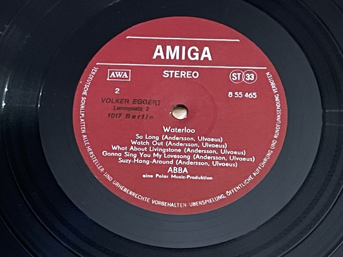 Dischi in vinile: ABBA Waterloo Lp DDR Amiga – Usato da Basel venduto da Vinyloase 5