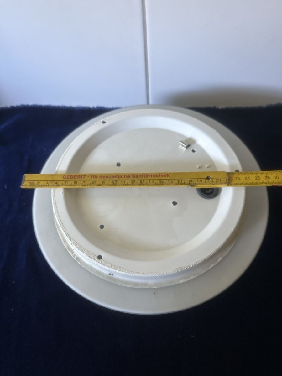 Lampadari & plafoniere: Wand- oder Deckenleuchte Glas weiss rund gebraucht – Usato da Zürich venduto da Chaeffeler 3