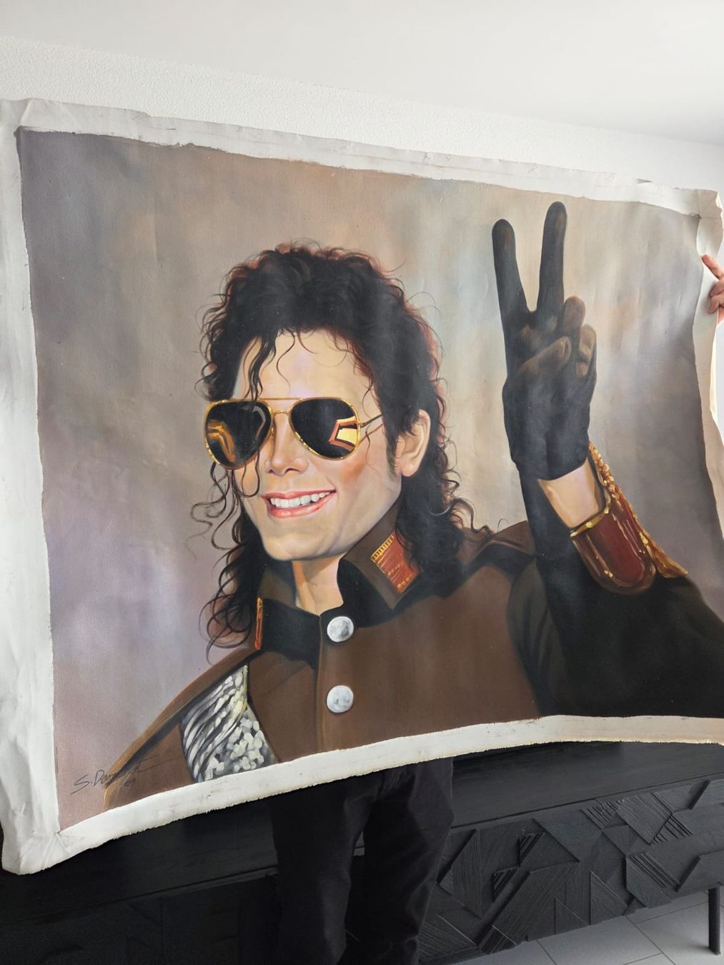 Dipinti: Gemälde Michael Jackson 100x80cm – Usato da Bülach venduto da Shyro2000 1