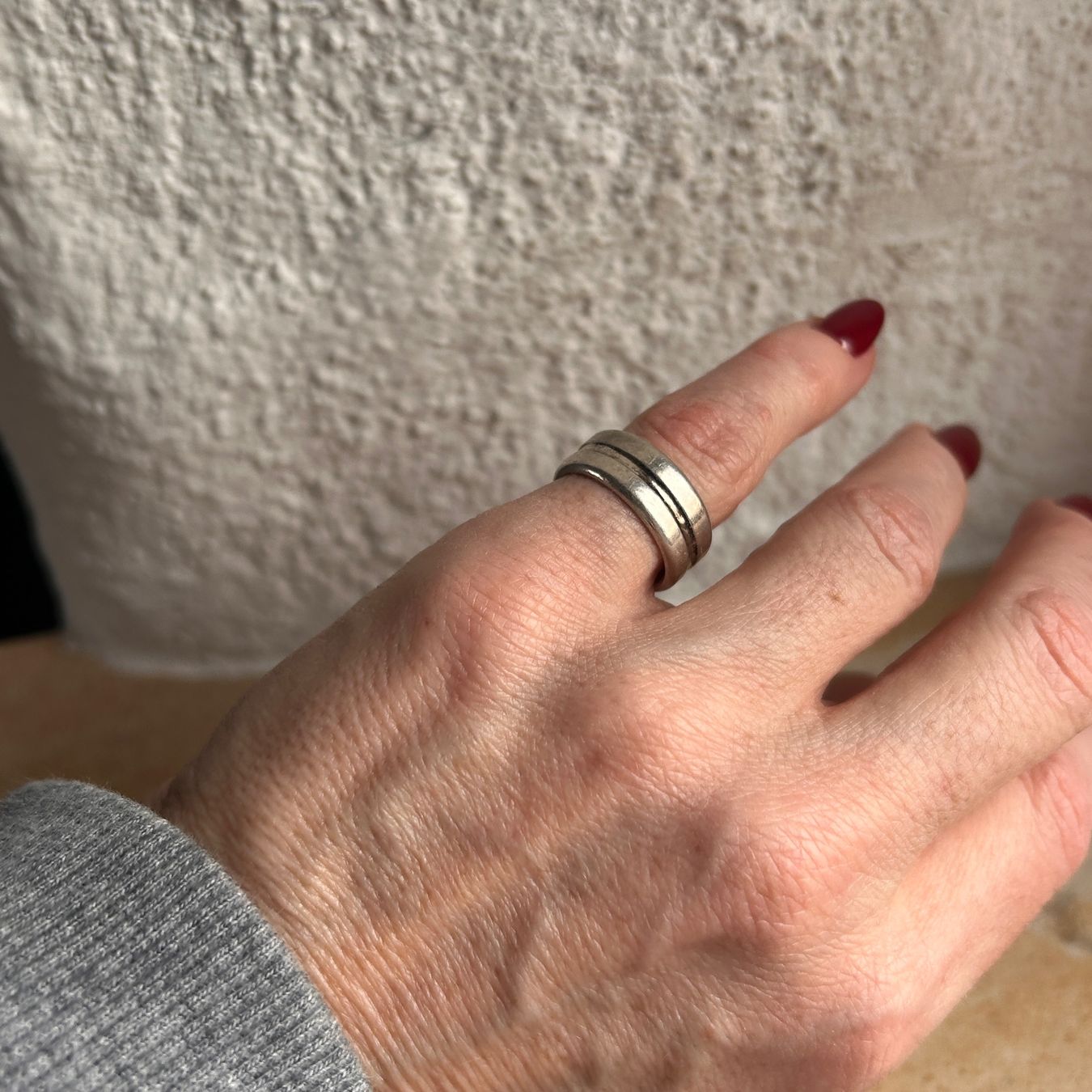 Anelli: Silberring, Vintage Stil, Grösse 54 – Usato da Laufen venduto da Bellebellezza 7