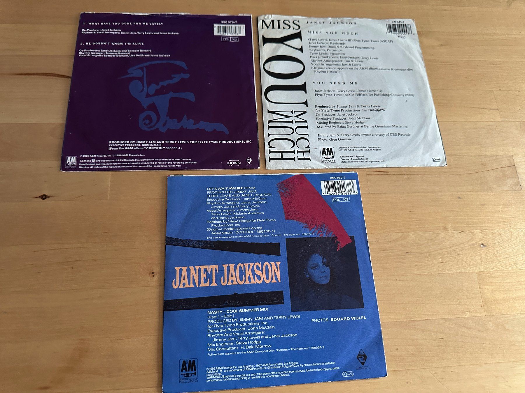 Dischi in vinile: JANET JACKSON tolle Singles Sammlung 80's MICHAEL 7" Kult – Usato da Basel venduto da Partridge 1
