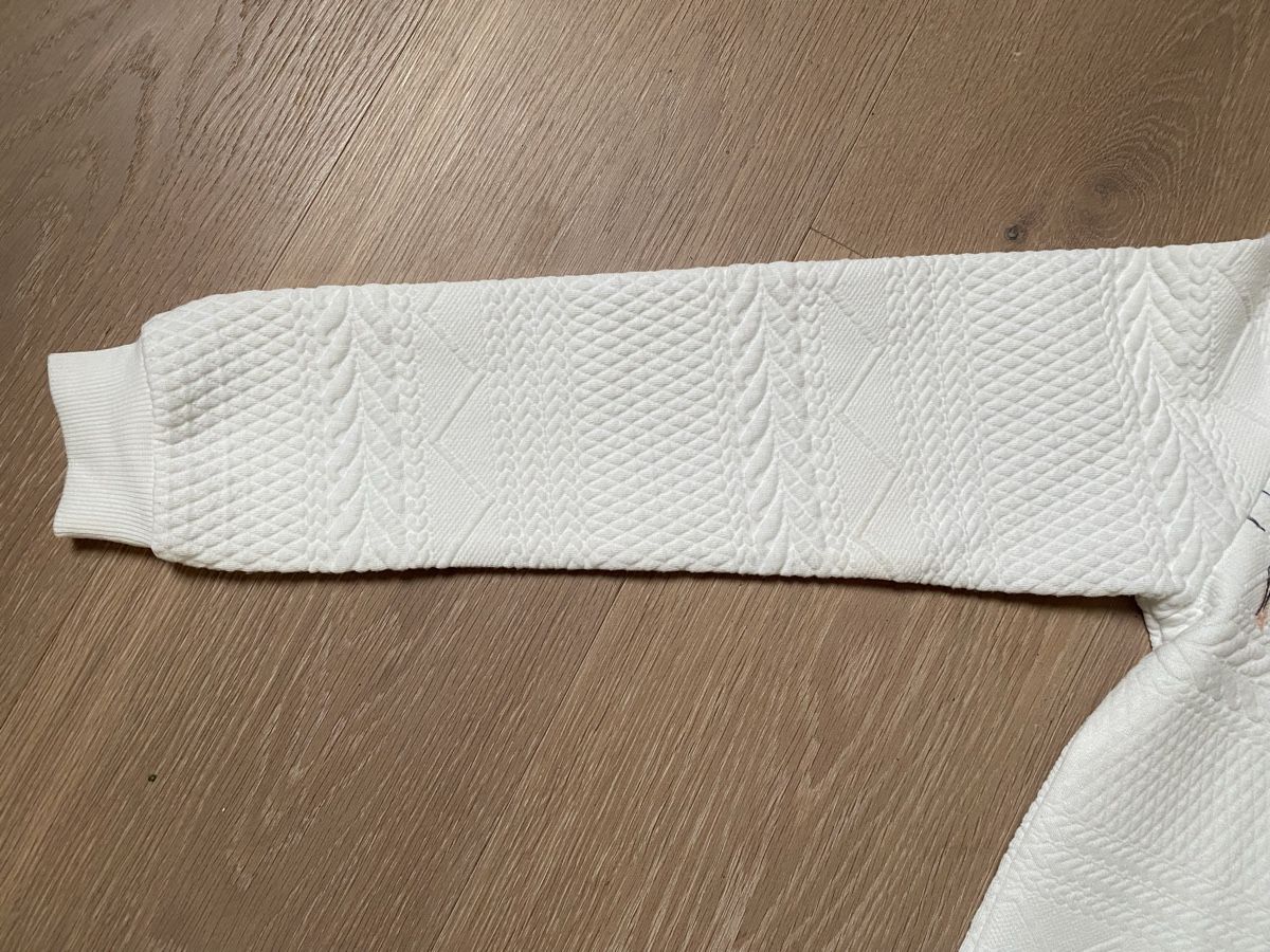 Maglioni & Felpe: Neuer weisser Pullover mit Blumenmuster - Grösse 36/S – Nuovo (secondo la descrizione) da Winkel venduto da Flyhy2020 5