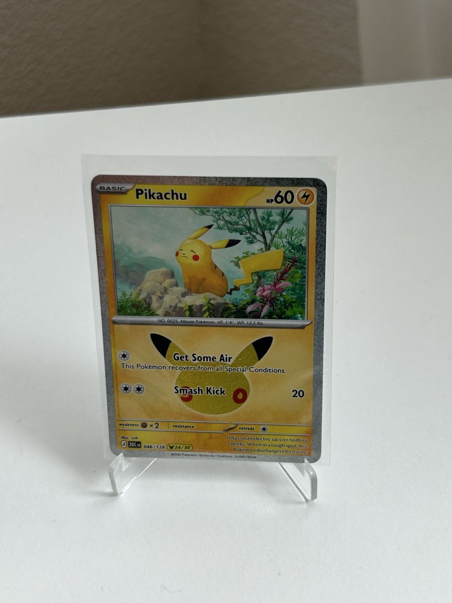 Pokémon Carte collezionabili: Pikachu 30th Celebration 24/30 – Nuovo (secondo la descrizione) da Aarau venduto da Gr07