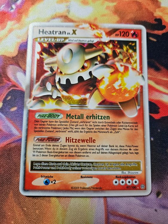 Pokemon Heatran Lv.X 97/100 DE HOLO Kaufen auf Ricardo