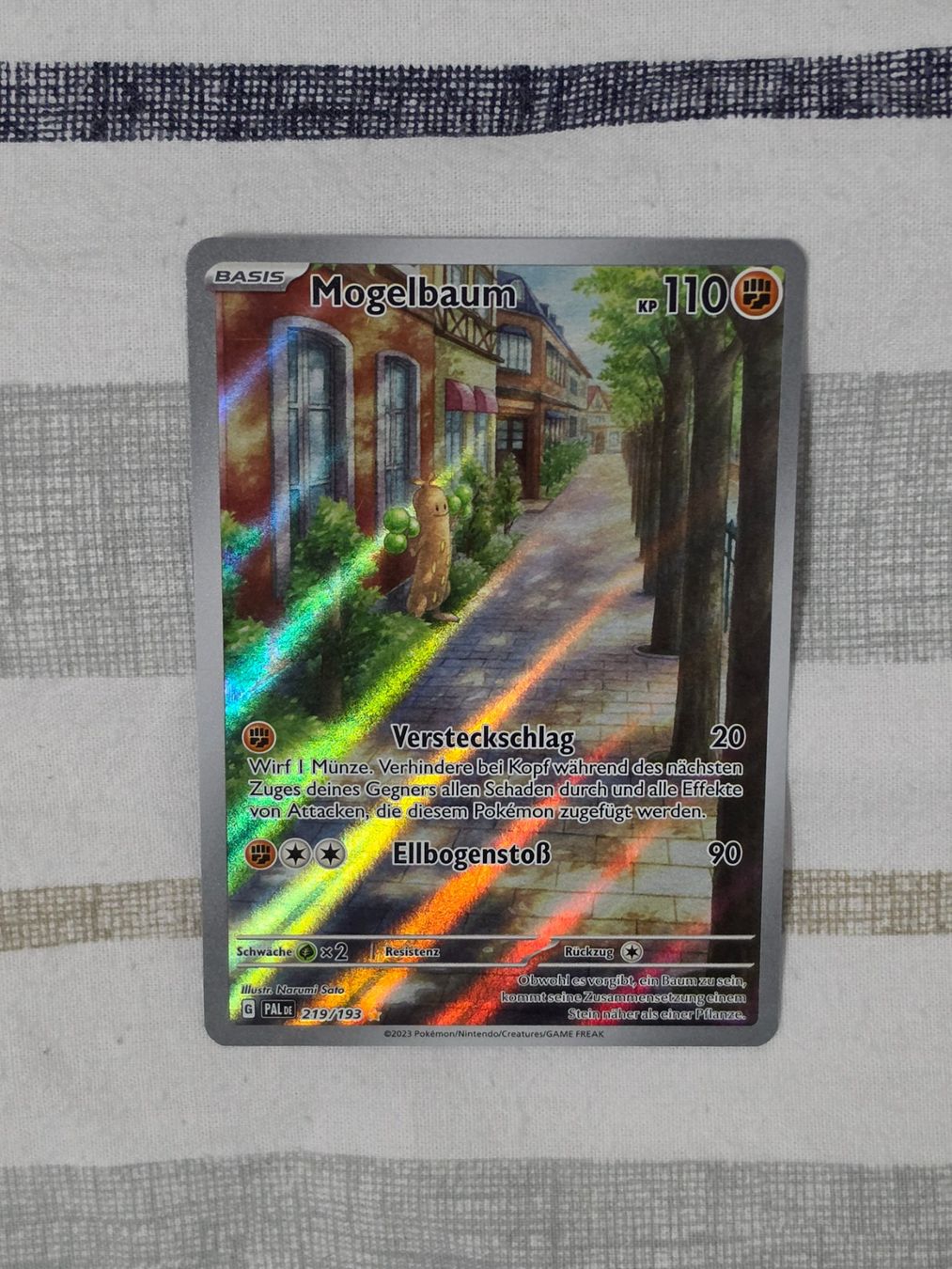 Pokémon Carte collezionabili: Mogelbaum 219 – Nuovo (secondo la descrizione) da Binningen venduto da oscark77