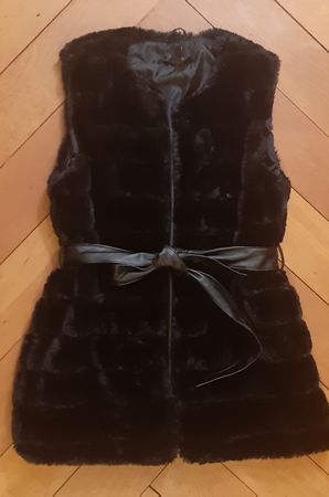Elegantes Flauschiges Gilet Gr.36 NEU