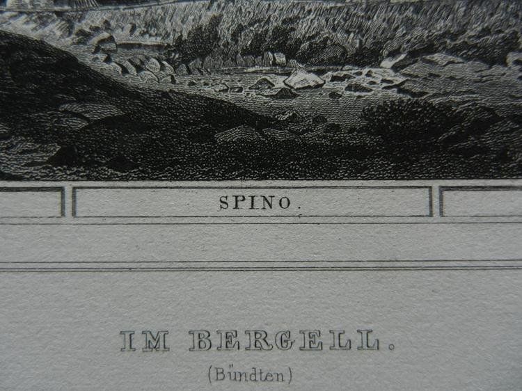 Gravures: Im Bergell Spino Promotogno – D'occasion à Risch par Rischli15 5