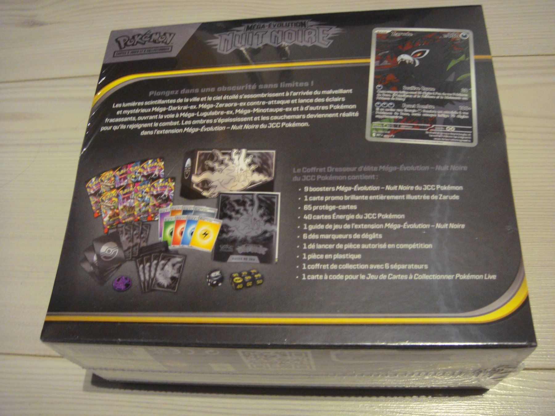 Pokémon Carte collezionabili: Pokemon Nuit Noire Box FR – Nuovo e nell'imballaggio originale da sugiez venduto da Svicente 1