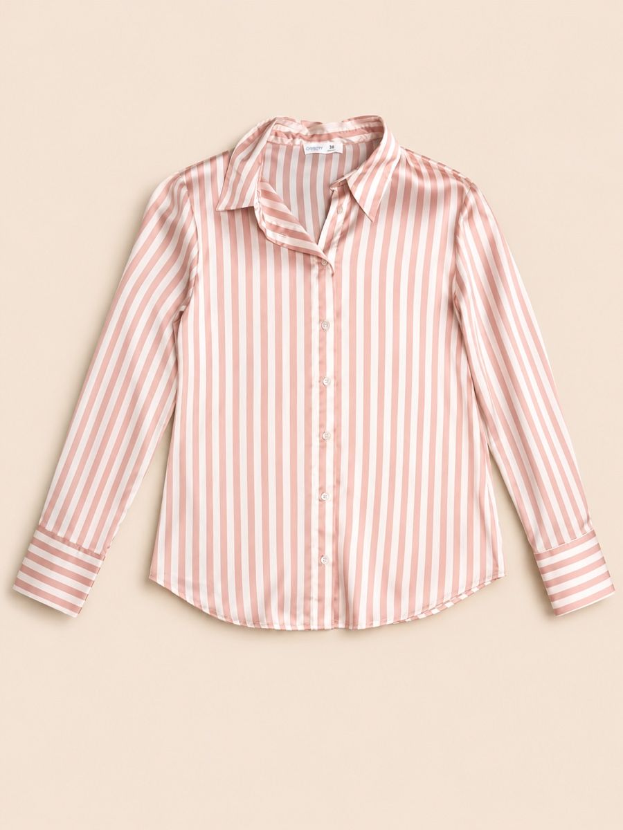 Camicette: CHEMISE RAYÉE ROSE ET BLANCHE – Nuovo (secondo la descrizione) da Lausanne venduto da KeNaChic 1