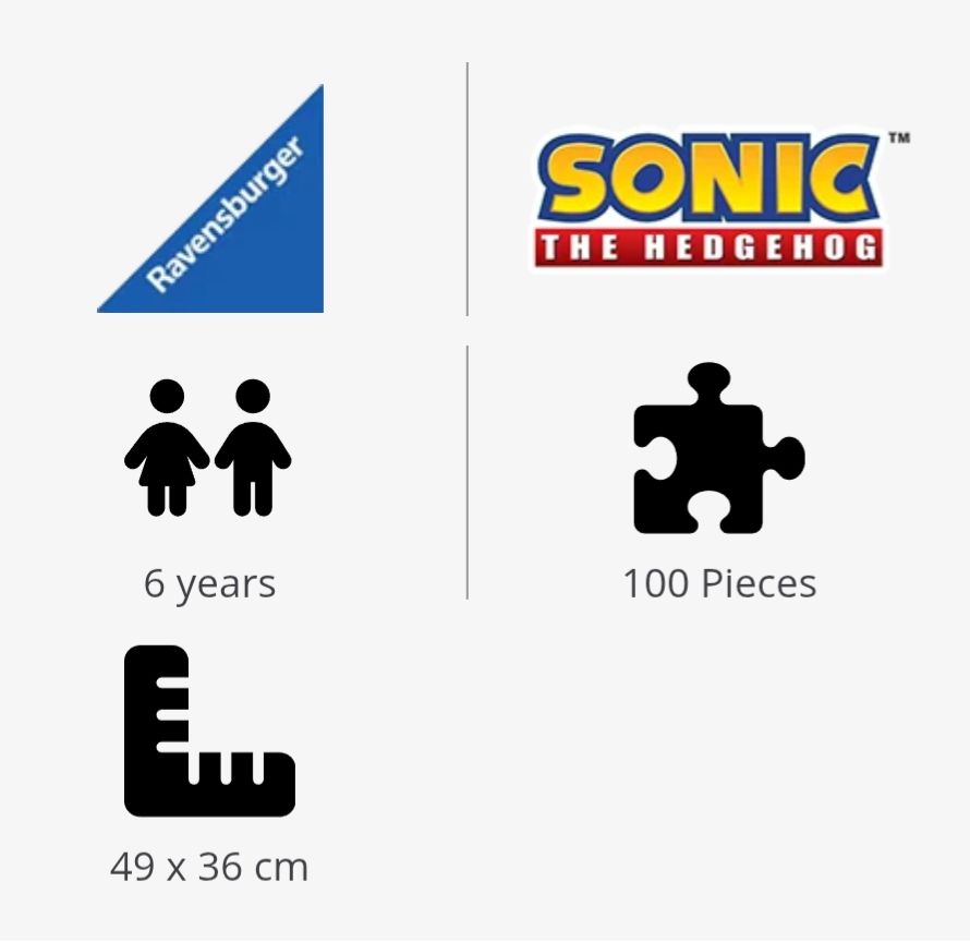 Ravensburger Puzzle: RAVENSBURGER Puzzle Sonic – Nuovo (secondo la descrizione) da Zürich venduto da chukye 4