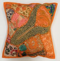 Bunter Kissenbezug Patchwork indisch 40x40cm