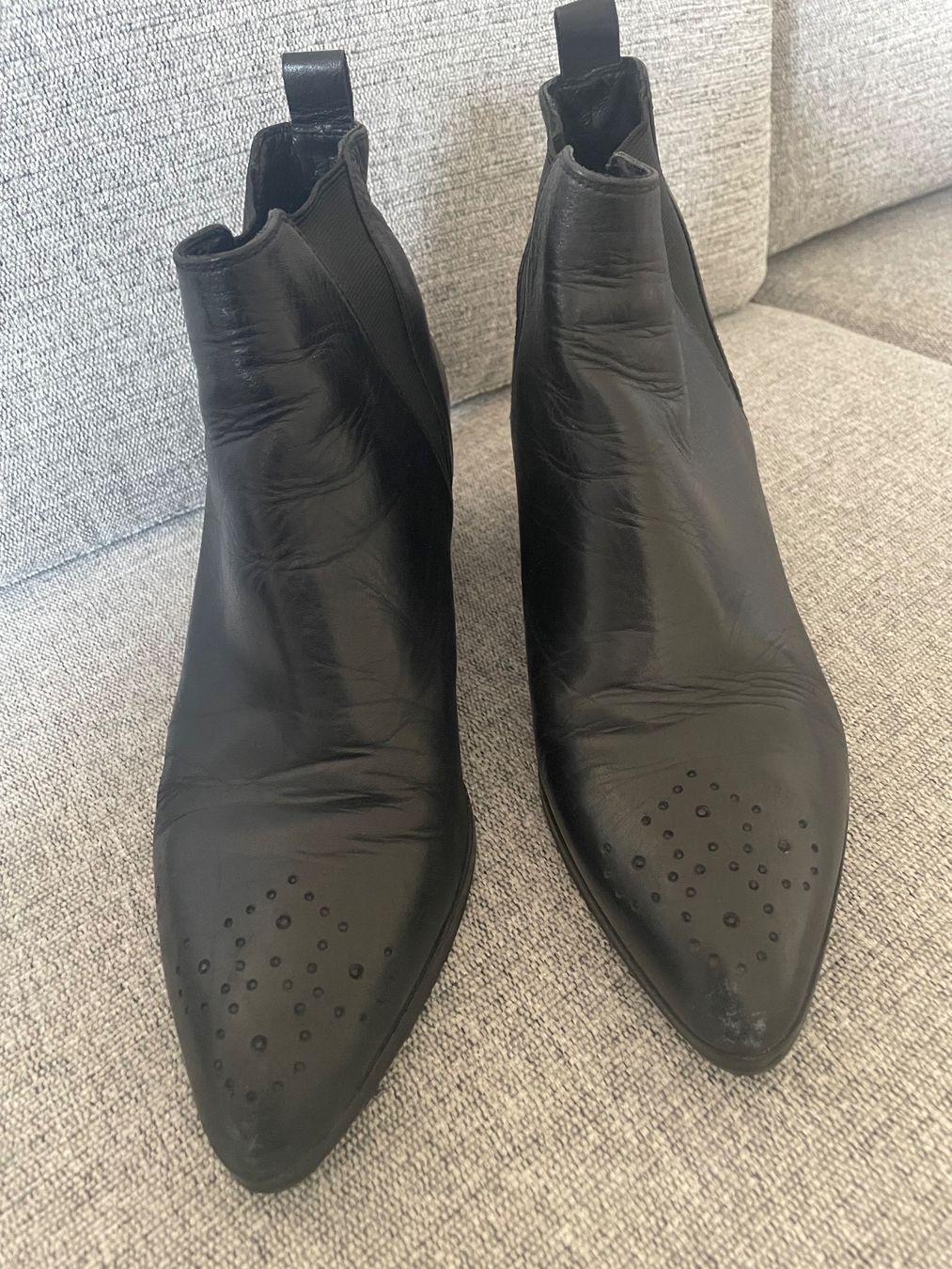 Chaussures femmes: hochwertige Lederstiefeletten 38 – D'occasion à Winterthur par madame05