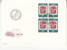 LBK 688 im 4er-Block FDC