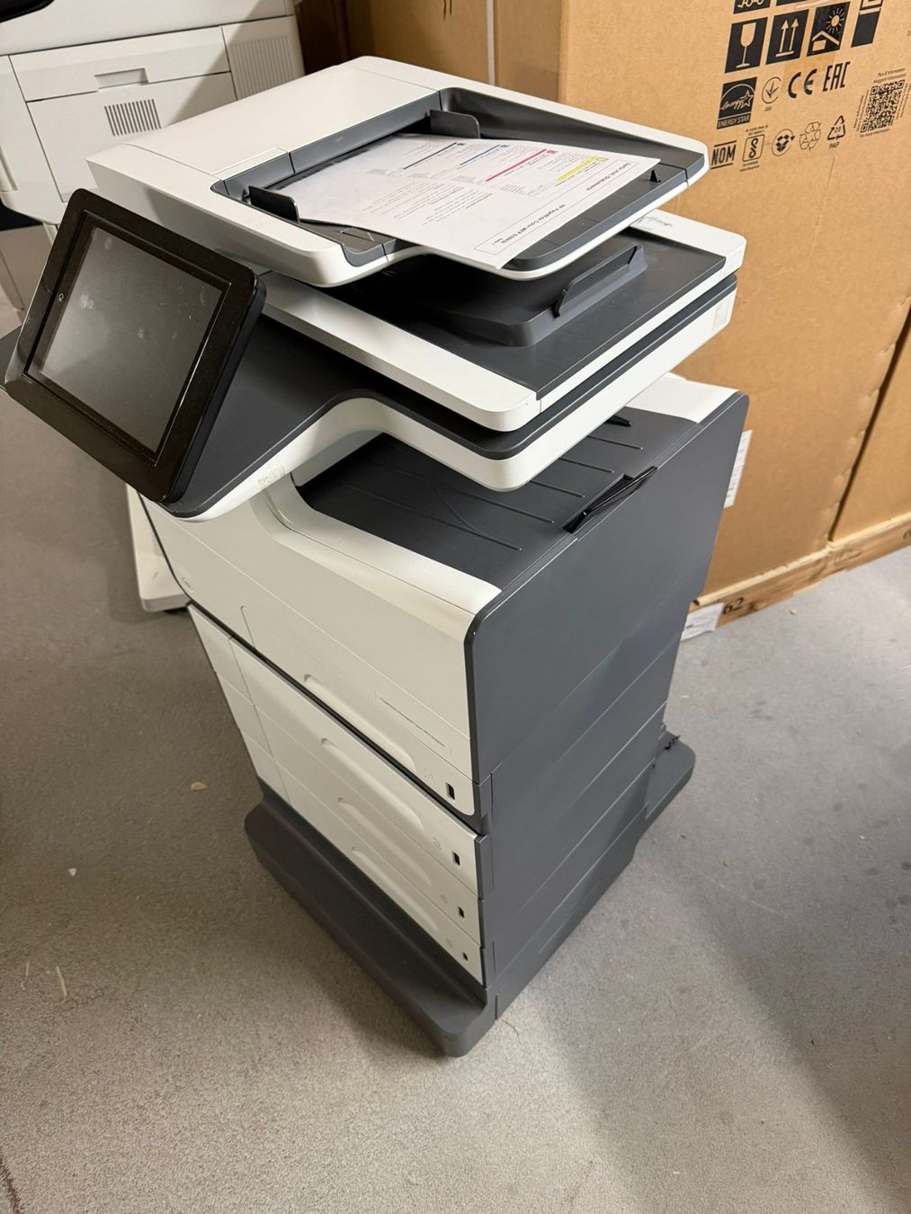 Hewlett Packard Stampanti: HP PageWide Color MFP E58650 – A4 Multifunktionsdrucker – Usato da Dottikon venduto da refurbished-IT 2