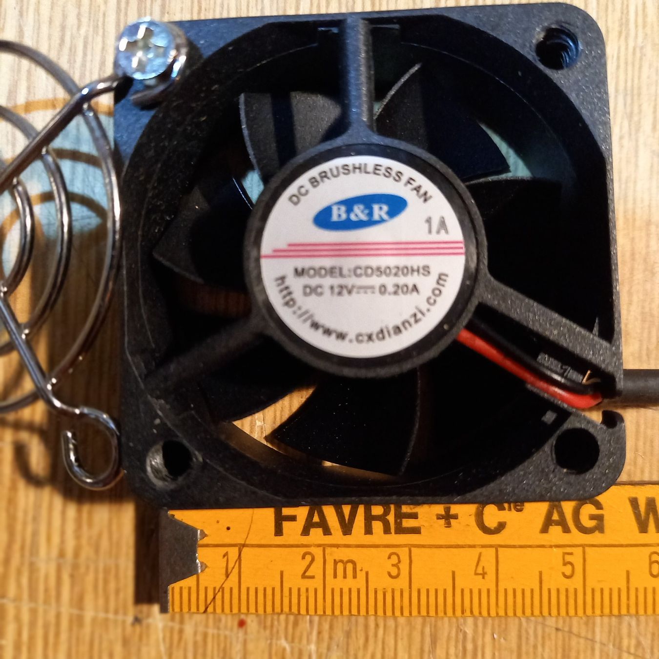 Componenti elettronici: B&R 1 A DC Ventilator 12 Volt – Usato da WÜRENLOS venduto da opelvw