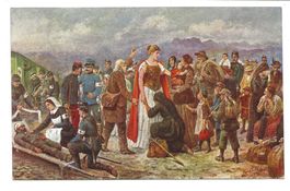 Die hilfreiche Helvetia während des 1. WK - Flüchtlinge 1915