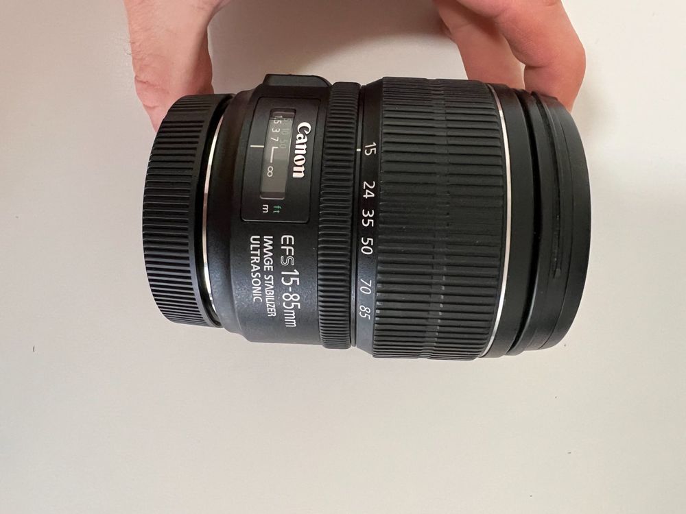 Canon EF-S 15-85mm 3.5-5.6 IS USM (Gebraucht) In F&uuml;r CHF 238 &ndash; Mit