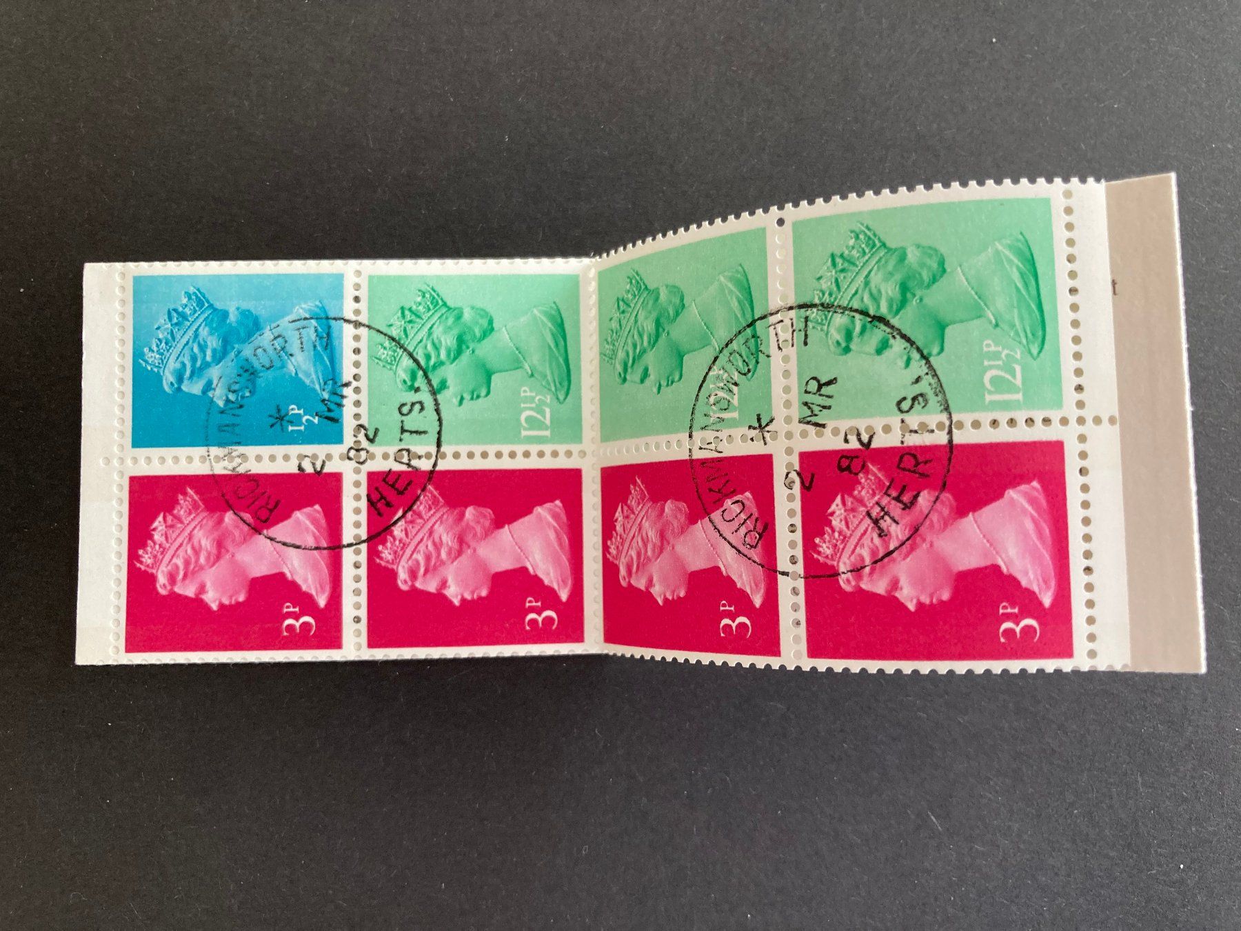 Tutti i francobolli: Markenheftchen Grossbritannien 1982 50p gestempelt – Nuovo e nell'imballaggio originale da Niederurnen venduto da Alpineyeti 1
