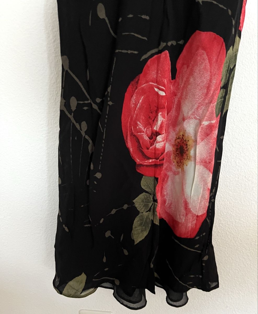 C&A Vestiti: ELEGANTES SCHWARZES BLUMENKLEID GR. 36 – Nuovo (secondo la descrizione) da Basel venduto da JJ.Elena 4