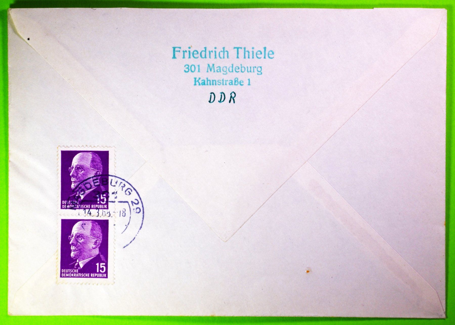 Alle Briefmarken: 1968  /  DDR  /  ERSTTAGSBRIEF  /  GELAUFEN – Gebraucht aus Luzern von piro12 1