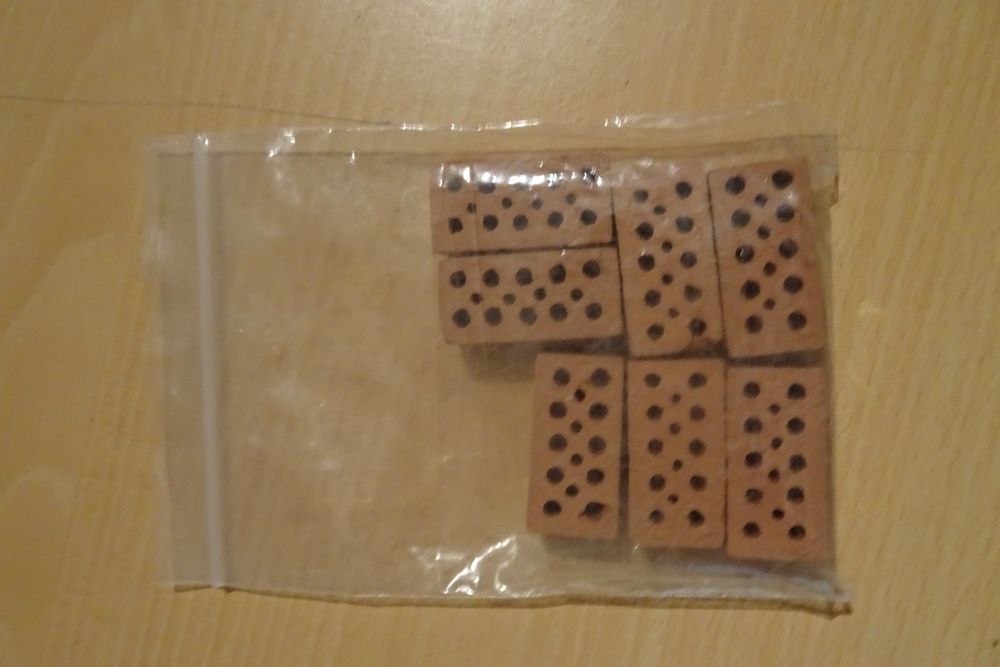 VANZACK 20 Stück Teiliges Miniatur Ziegelstein Rec Produktbild-Vorschau 7
