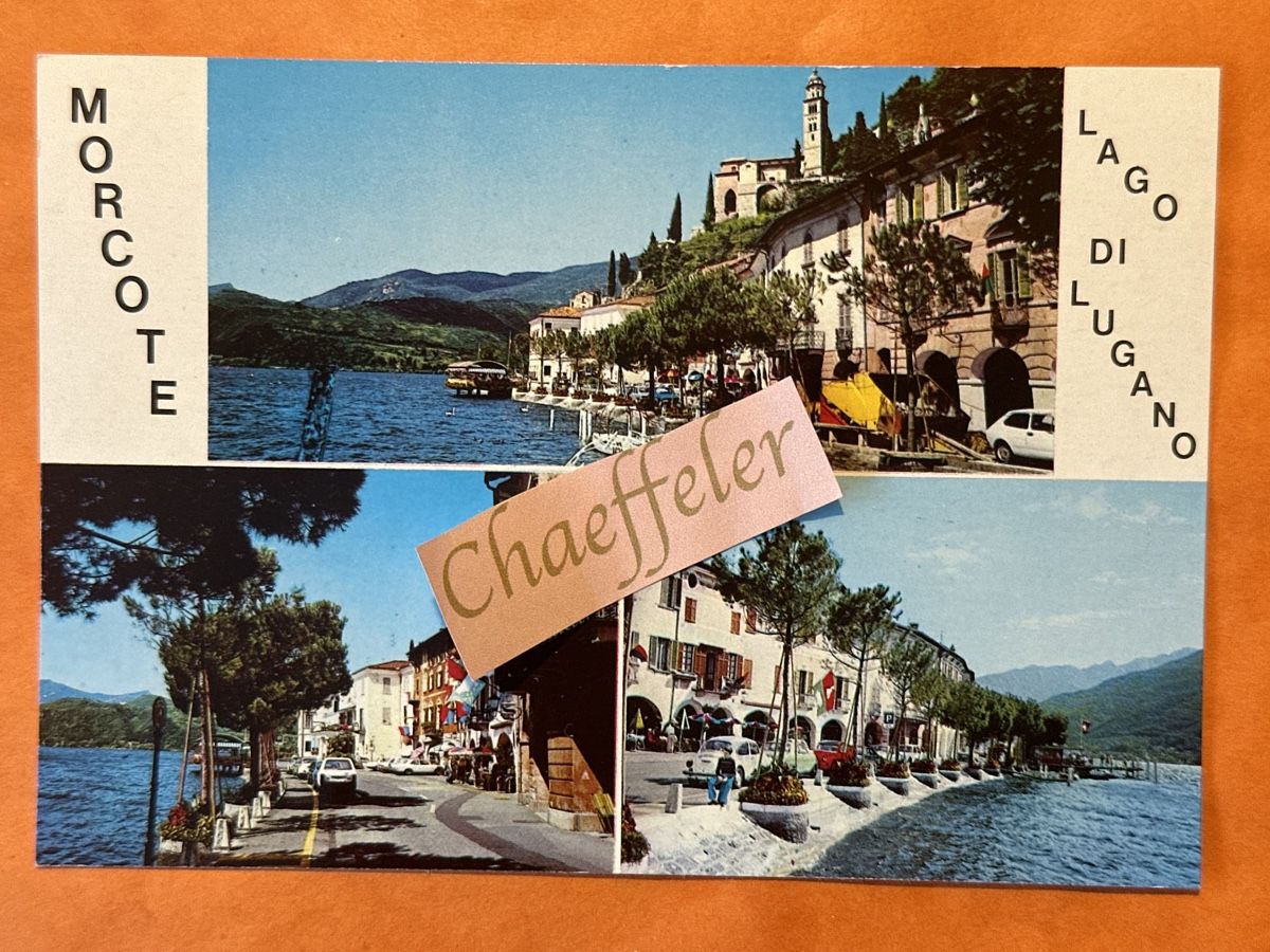Ansichtskarten: 1978 Morcote Lago di Lugano – Gebraucht aus Zürich von Chaeffeler