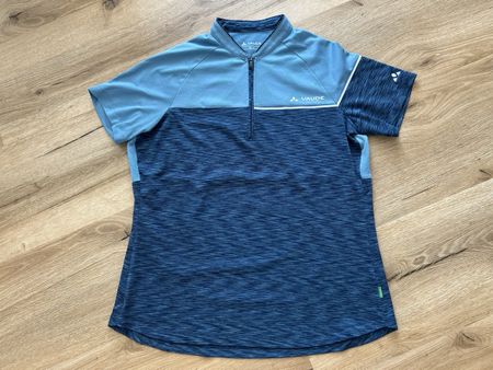 Vaude Damen Velo Trikot Gr. 42/L, blau - Top Zustand!