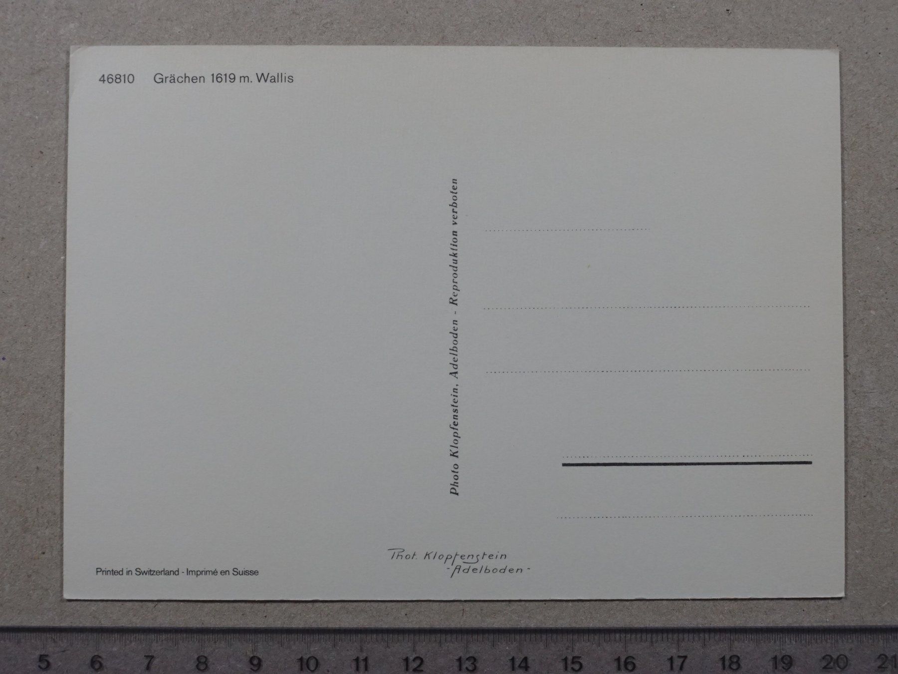 Cartes postales: Grächen – D'occasion à Lenzburg par fh1 1