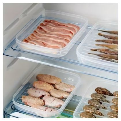 Contenitori & Simili: 3 flache Frischhalteboxen Kunststoff, weiss – Nuovo e nell'imballaggio originale da Windisch venduto da prehelvetia18 1