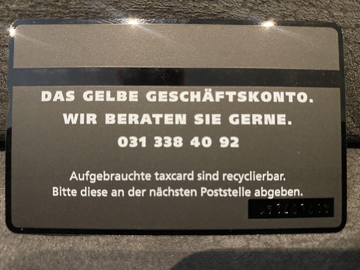 Schede telefoniche: P-taxcard – Usato da Lausanne venduto da babacard10 1