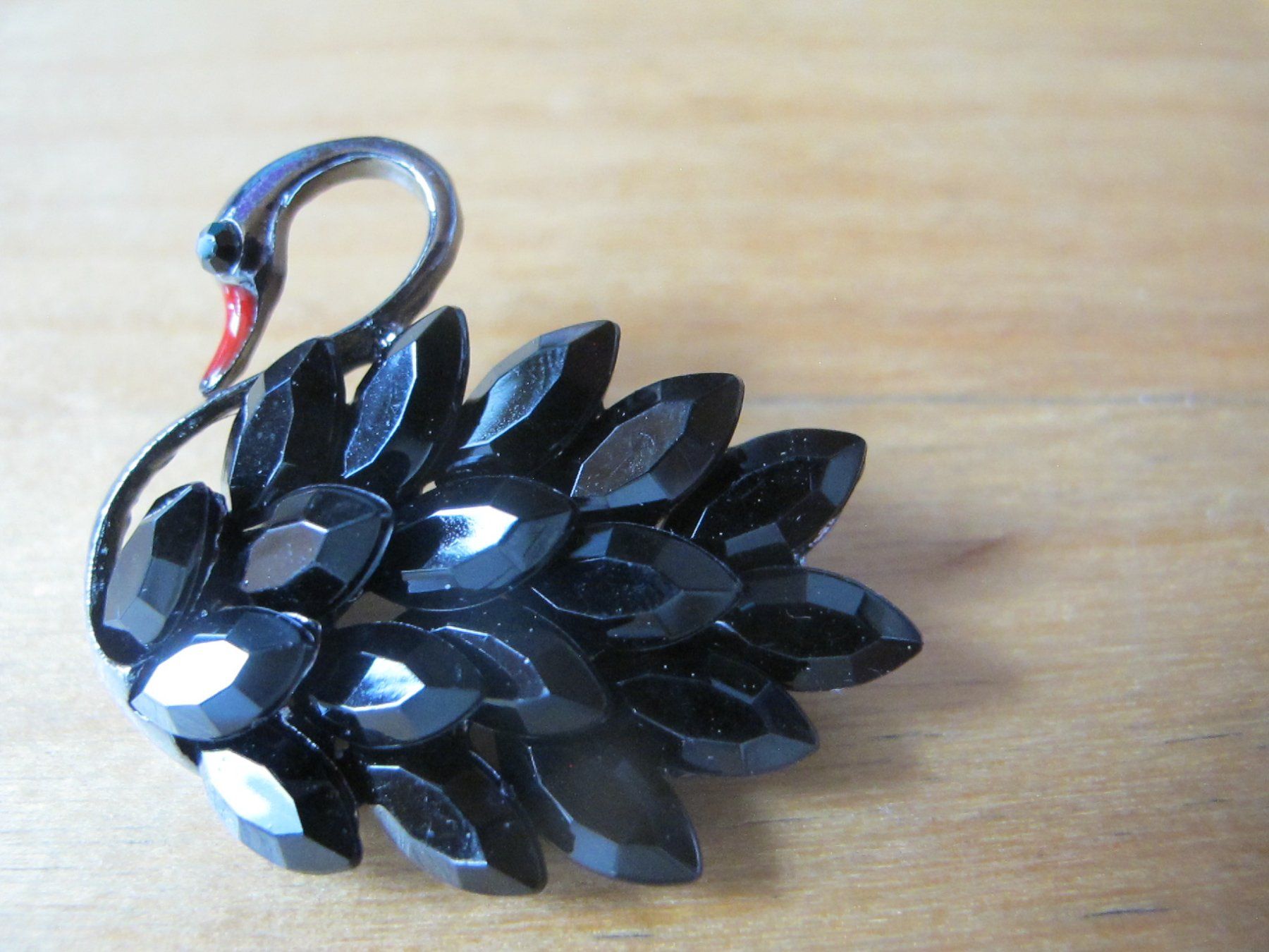 Spille & Fermagli: Elegante Brosche Schwarzer Schwan Strass – Nuovo (secondo la descrizione) da Löhningen venduto da Chimae67 3