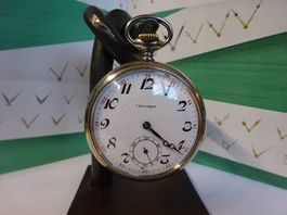 RECORD Kal.433 Taschenuhr / Tramelan Genf Pure Nickel D:53.5