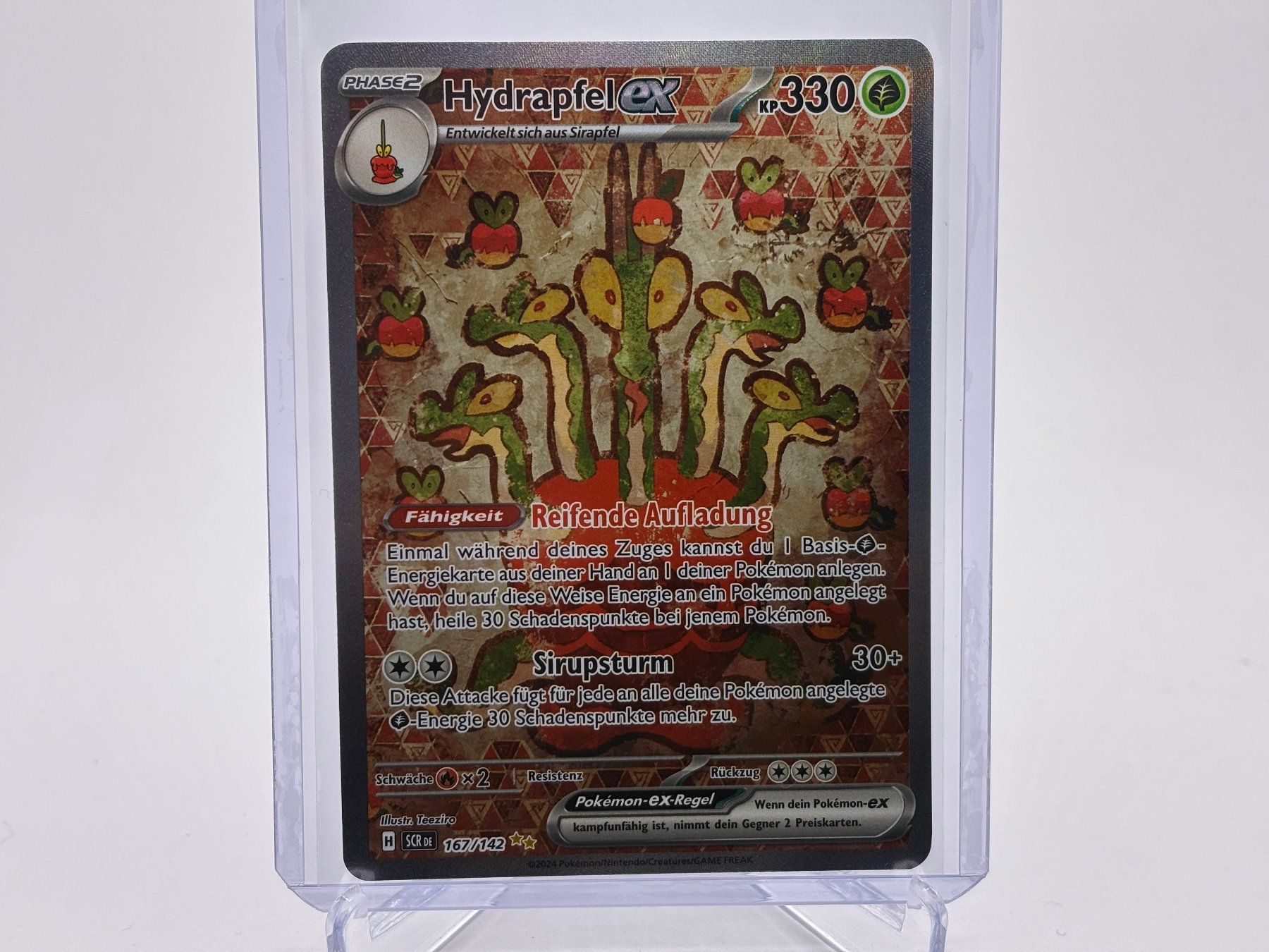 Pokémon Carte collezionabili: Stellarkrone - Hydrapfel ex  (SCR 167) - DE – Nuovo (secondo la descrizione) da Allschwil venduto da Bullach