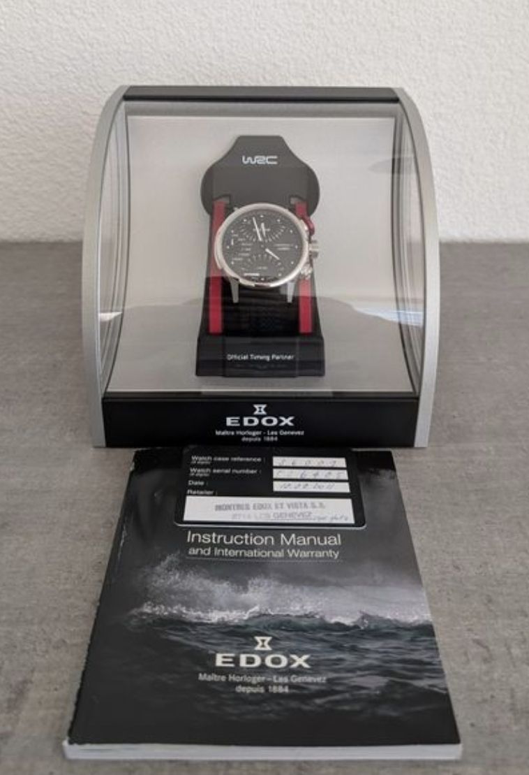 Edox Orologi: Edox WRC Chronorally full set – Usato da Font venduto da Stef75 8