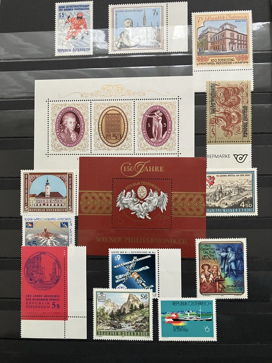 Tutti i francobolli: A Österreich postfrisch 1976-2000 5s – Nuovo (secondo la descrizione) da Cham venduto da Diablo1232 2