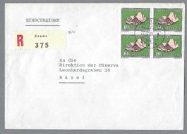 1960, B97, 0 STANS, EING. BRIEF (ANK.-0 BASEL)