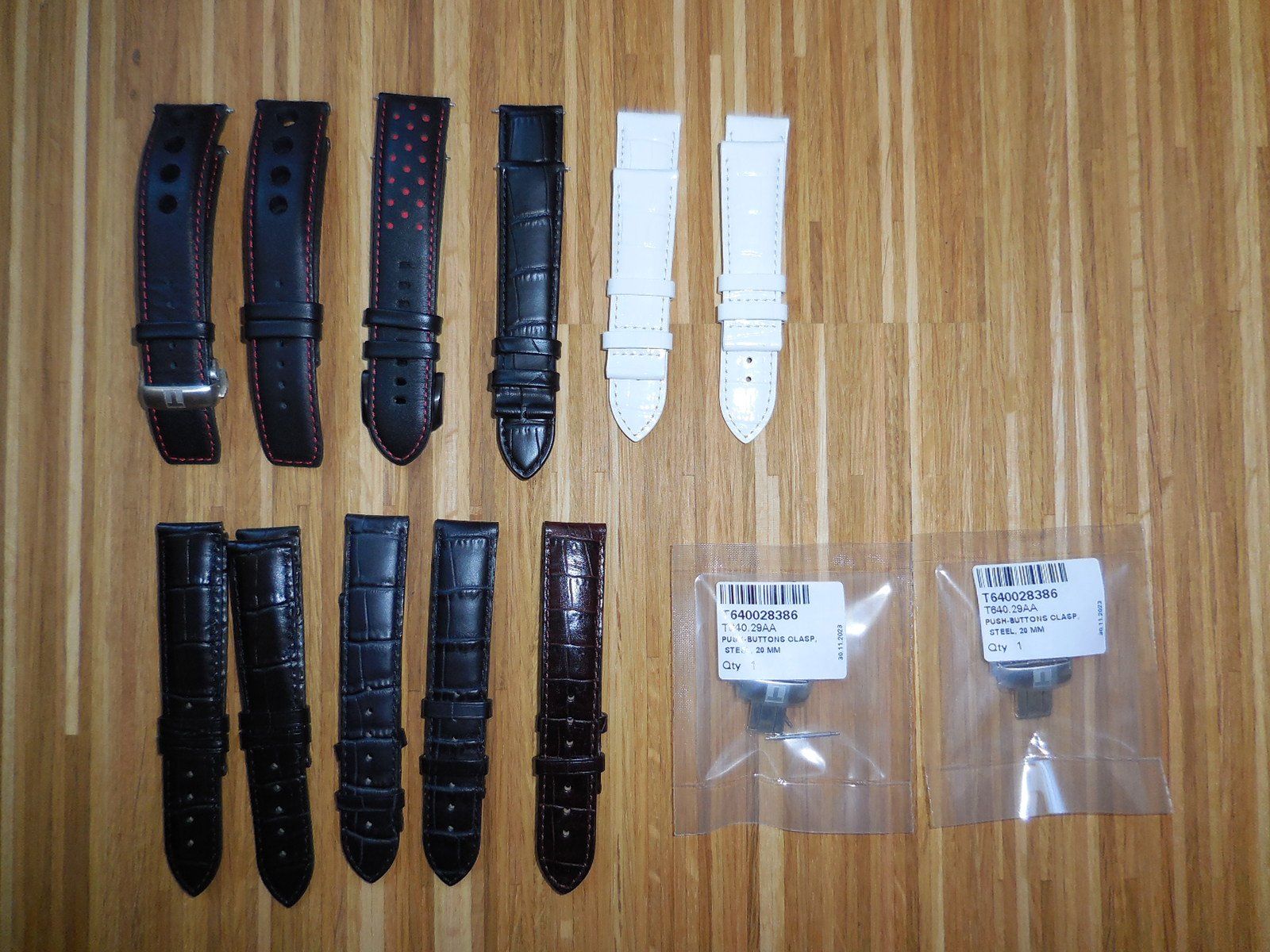 Bracciali & Braccialetti: TISSOT - Lederarmbänder – Nuovo e nell'imballaggio originale da Waldstatt venduto da 37bernhard79