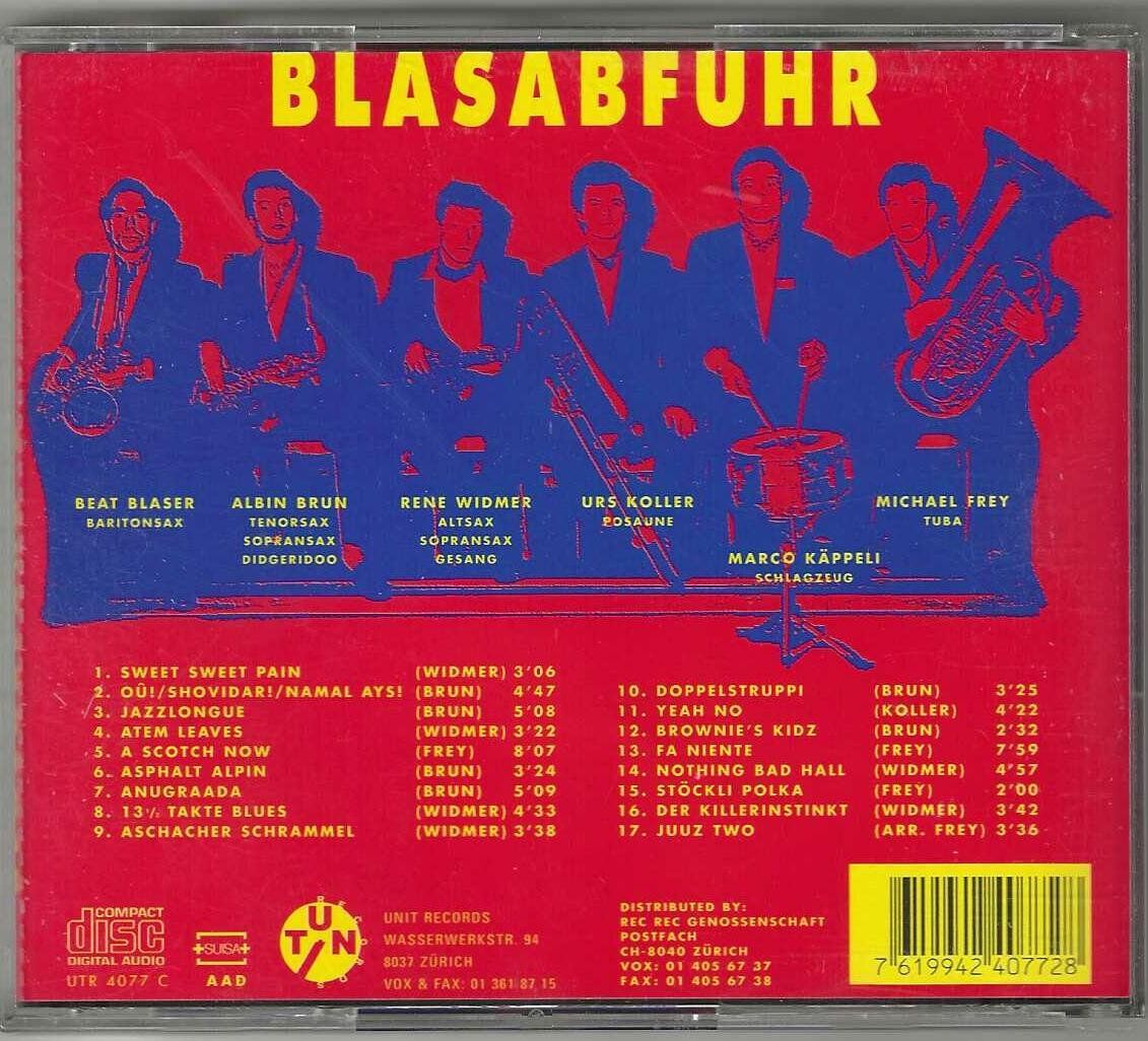 CD: Blasabfuhr – 3 – Usato da Genève venduto da CDLPBookS 1