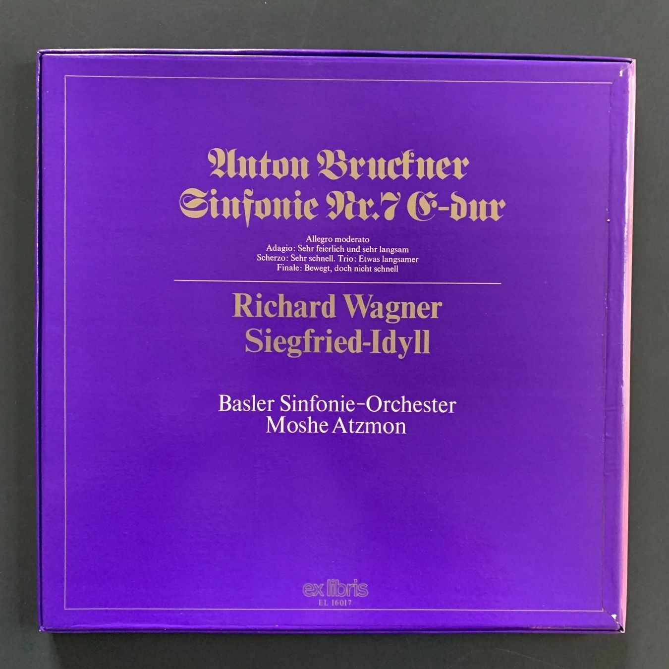 Dischi in vinile: 2-LP-Box Moshe Atzmon: Bruckner, Wagner – Usato da Stans venduto da Abukadnezar 1