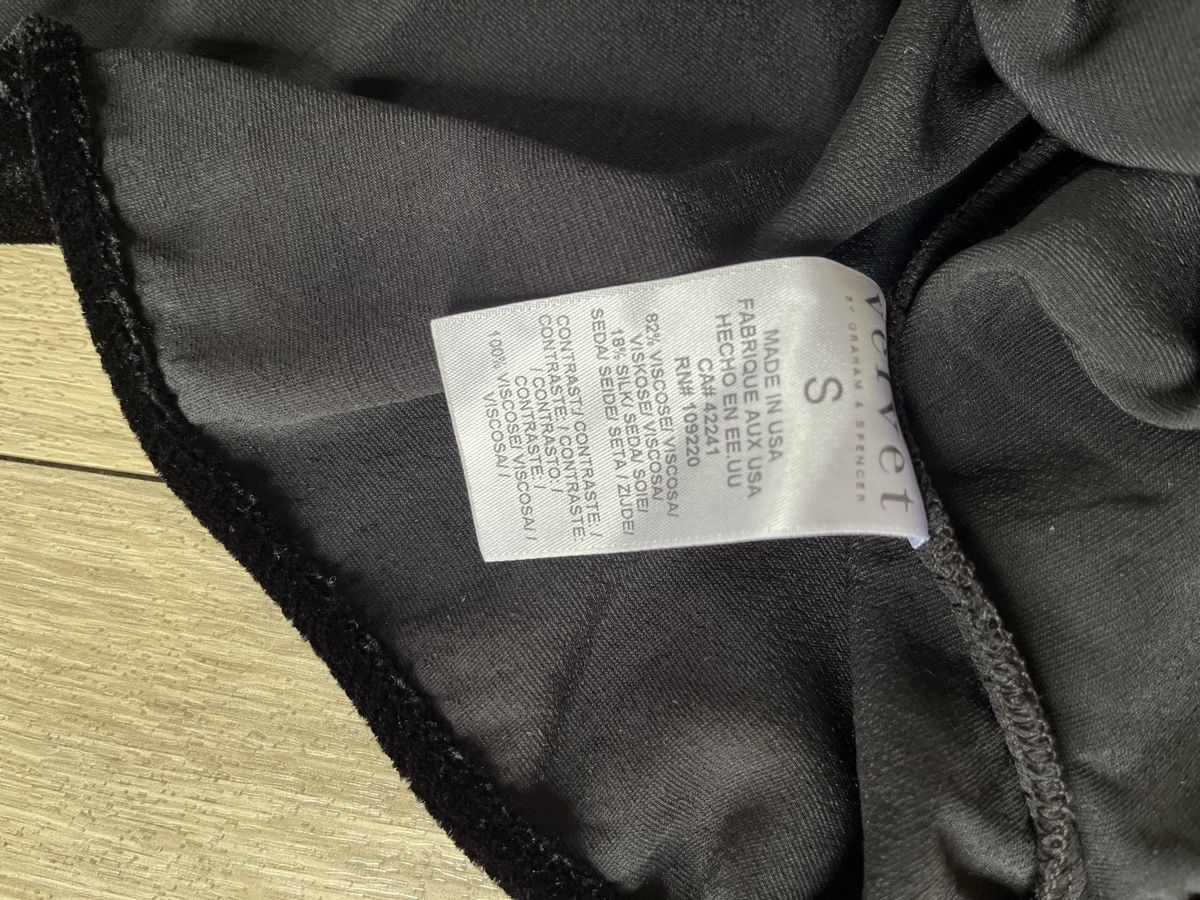 Tops: Velvet samt Top schwarz Neu – Neu (gemäss Beschreibung) aus Kerns von osco01 3