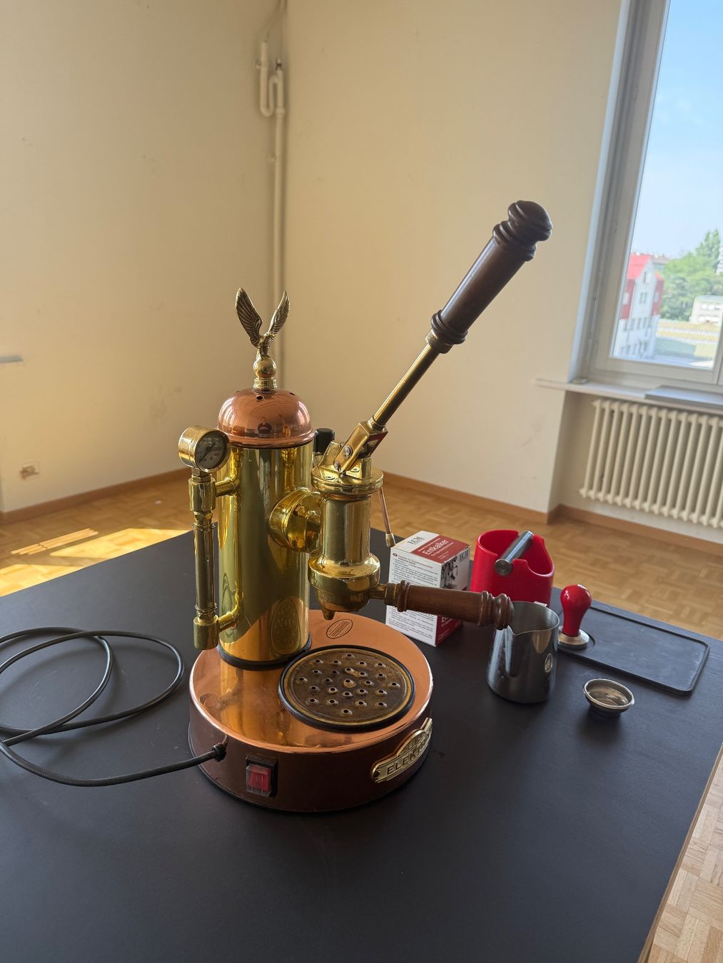 Macchine per caffè & Macchine per espresso: ELEKTRA MICRO CASA LEVA S1C mit Zubehör – Usato da Bern venduto da miro-co. 2