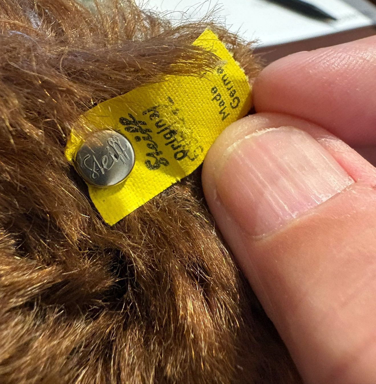 Steiff Giocattoli: Steiff Teddy ca 1950 ca 50cm unbespielt – Usato da Lenk im Simmental venduto da Smartwalpi 1