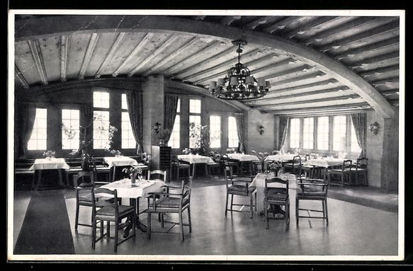 Cartoline postali: Zürich, Restaurant Gesellschaftshaus zu – Usato da Berlin venduto da bartko-reher