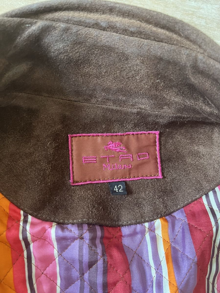 Etro Giacche: Etro Wildleder Jacke, Seidenfutter, Grösse M – Usato da Zürich venduto da Starstone 5