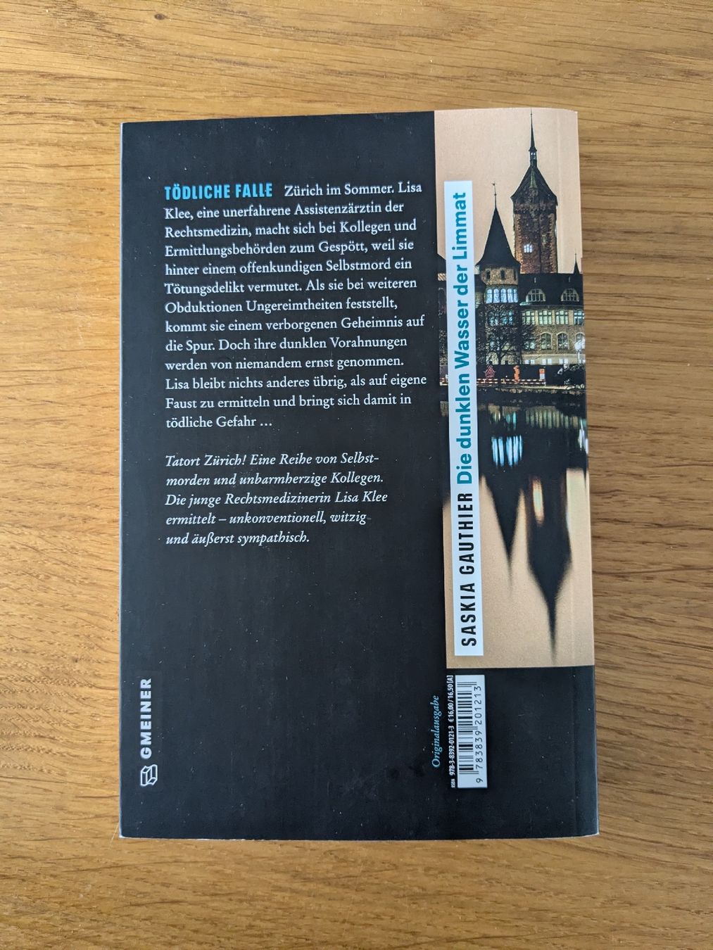Bücher: Saskia Gauthier, Die dunklen Wasser der Limmat – Gebraucht aus Wohlen AG von merkur0300 1