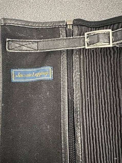Stinchiere & Fasciature: Reitchaps/Gamaschen Canvas/Leder, Grösse S – Usato da Egliswil venduto da Fiji007 1