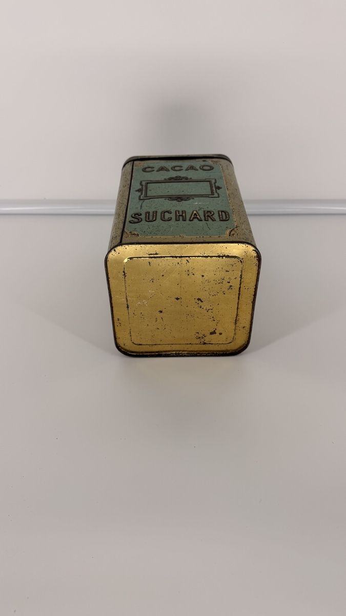 Contenitori & Simili: Kakaodose Suchard alte Blechdose 22x14x14cm – Usato da Rotkreuz venduto da perlengott 4